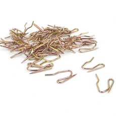 커튼 주름핀 50p S자고리 커텐핀 철핀 후크 부자재 부속품