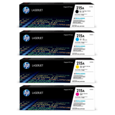 HP 215A 原廠碳粉匣 (贈100元7-11禮券) 彩色雷射印表機適用, 1套, 【四色一組】黑+藍+黃+紅 各一支, 黑+藍+黃+紅