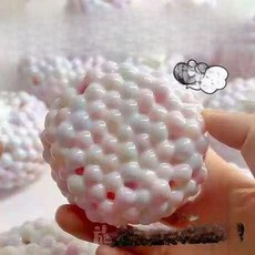 핫딜러쉬 말랑팝장난감 놀이 스트레스 스트레스볼, 마카롱 블리스터 에어펌프포함, 1개