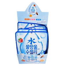 물방울 모양 젤리 입 어린이 간식 구미 젤리, 12개, 40g