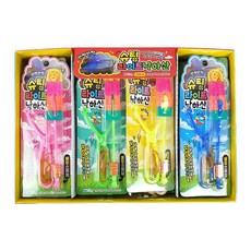 브라더유통 반짝반짝 빛이나는 슈팅라이트 낙하산 1박스, 20개, 랜덤