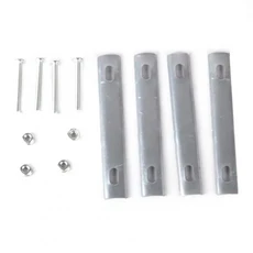 자전거 캐리어 바구니 고정 나사 녹슬지 않는 고강도 보관 바구니 단단히 고정 자전거 바구니 고정 가스켓, 01 Sets