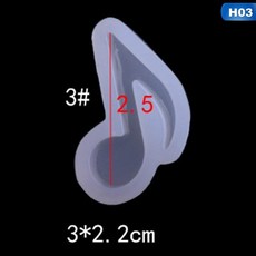 1개 음악 기호 실리콘 몰드 초콜릿 페이스트리 설탕 베이킹 케이크 공예 도구 장식 액세서리, C