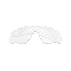 MYCOURAG 오클리 M2 프레임 통기성 OO9212 선글라스 프레임용 UV 보호 편광 교체 렌즈 - 파이어 레드 미러 코팅 275045, HD 투명 비편광