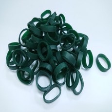 HY 橡膠橡皮筋 No. 8*1.5mm*5mm 500g/包 綠色 彈性綑綁 電線整理, 1個, 0.5kg