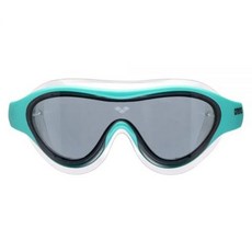 ARENA 청소년 The One Junior 수영 마스크 피트니스 수영 고글 만 6세에서 12세 남아 및 여아용 비미러 렌즈 여름 수영장에 적합 블루/레드, 다크 스모크/물/블랙