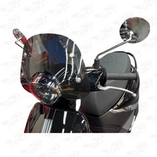 fiddle158造型風鏡組 fiddle 125/158擋風板 機車改裝風鏡, 1個, 造型風鏡(透明)