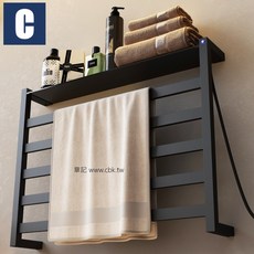 CBK電熱毛巾架 (霧面黑) CBK-108PB 碳纖維加熱 高溫防水接線