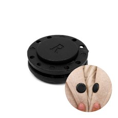 편한집 의류 자석단추 의류자석단추 옷수선용품 단추자석, 2개, 블랙, 블랙계열