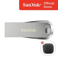 샌디스크 울트라 럭스 CZ74 USB 3.1 메모리 + 보관 케이스 패키지, 128GB, 1개