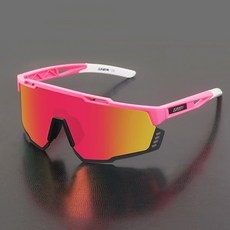 스타일호른 가빈 스포츠 선글라스 G90 얼굴을 딱 잡아주는 안정적인 선글라스 (도수클립 포함), C9+핑크미러+핑크, 1개