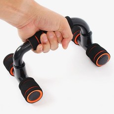 푸쉬업바 오렌지블랙 홈짐 공간활용 가슴운동 남성 bob+08435aZ