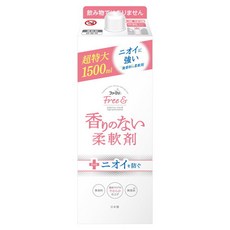 FaFa FREE& 無香精衣物柔軟精 補充包, 1個, 1500ml