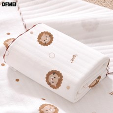 DFMEI 產房嬰兒包裹被棉a類加厚包單出生寶寶包巾新生襁褓巾, 小獅子