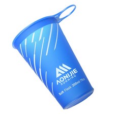 오니지 소프트 플라스크 실리콘 물컵, 블루, 200ml, 1개