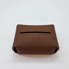 皮質抽紙盒 適用於汽車座椅, 棕色紋路款 車載款, 1個
