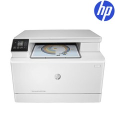 HP 컬러 레이저복합기 M182n 4색토너 포함/인쇄+복사+스캔 /유선랜연결