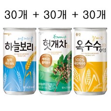 하늘보리 30개 + 옥수수수염차 30개 + 헛개차 30개, 90개, 180ml