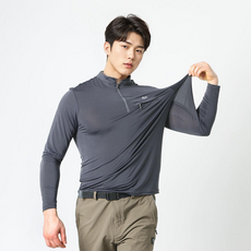 1+1 히어로 남성 아이스 쿨 반팔 티셔츠 냉감 기능성 메쉬 작업복 운동복