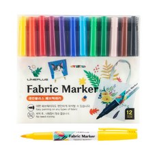 라인플러스 패브릭마카 12색, 1개