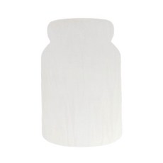 Art Hobby Craft 梅森罐造型木板 DIY木質工藝品 創意美術用品, 1個