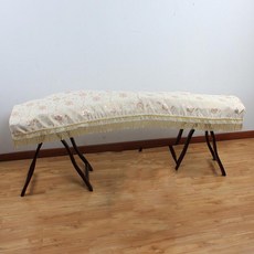 거문고 방진커버 벨벳 고급 국악기 덮개 먼지 방지 케이스, 1개, 라이트골드 태슬 163 165cm용