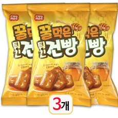 코스모스제과 꿀먹은 튀긴 건빵, 110g, 3개