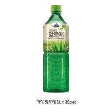 가야 알로에 1리터 12pet 알로에 혼합주스, 1L, 12개
