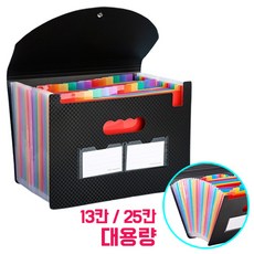 리아무아 아코디언 도큐먼트 파일, 블랙, 1개, 25칸