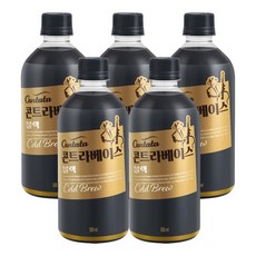 칸타타 콘트라베이스 콜드브루 블랙, 500ml, 5개