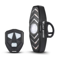 후레쉬 led 등 킥보드 mtb 자전거 후면 조명 회전 신호 원격 제어 자전거 방향 표시기 usb 충전식 사이클링 자전거 미등 판매, 검은색