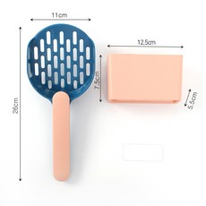 고양이 접착식 모래삽+받침대 세트 고양이위생용품, 상세페이지 참조