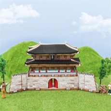 끄니스토어 미니 숭례문 나무모형 DIY미니어쳐