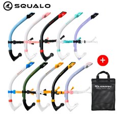 스쿠알로 센터 스노클3 (SE-03) 모음 업그레이드 신모델 드라이탑 탑재 망사가방 증정, 3. 센터스노클3 (SE-03)_WHGD