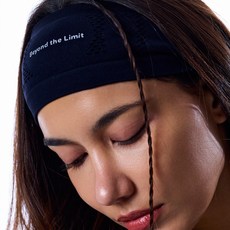 타이탄워크 제로스웻 스포츠 헤어밴드 머리 러닝 쿨 운동 머리띠, 1개, 블랙