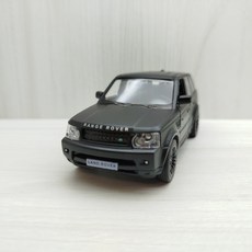宅米吉 路虎 攬勝 RANGE ROVER SPORT 消光黑 合金迴力車 1:36 交通模型車, 1個