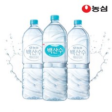 백산수 2L 유라벨 6병 + 무라벨 6병, 없음, 12개