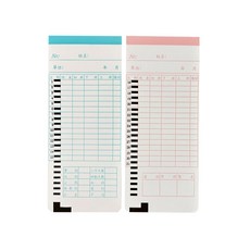 優美卡片 四欄位打卡鐘專用打卡紙 ECANCO TR-5 TR-250, 1套, 100張