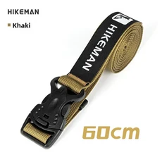 휴대용 요가 매트 보관 스트랩 다기능 백 로프 묶는 밴드 탄성 고정 바인딩 HANKE 브랜드, 03 kahki-60cm