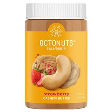 OCTONUTS 腰果草莓醬, 1個, 454g