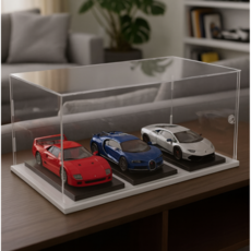 클리어리 다용도 아크릴 투명 쇼케이스, 1개