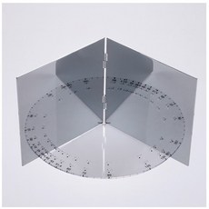 양면 각도기 거울, 1개