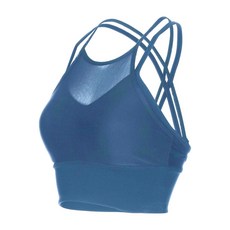 andar 交叉美背網紗運動內衣 瑜珈健身重訓