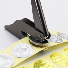 스틸 스탬프 회사 미니 맞춤제작 로고 압인기 도장 핑크 무광블랙