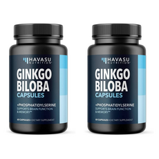 HAVASU NUTRITION 징코 빌로바 120mg 60캡슐 2팩