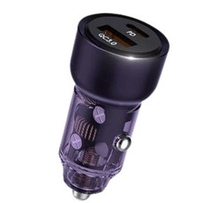 安伯特 酷電大師快充 PD QC3.0 點煙器電源插座車充 ABT-E711, 1個, ABT-E711B水晶黑