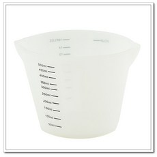 500毫升 矽膠量杯 帶刻度 調膠杯子, 詳見包裝, 詳見包裝, 詳見包裝