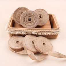 마끈 선물 포장 꽃다발 황마 리본끈 리본 마, 2개, 10m, 1.5cm 2개, 10m, 1.5cm