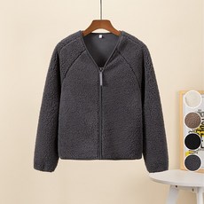 여성 소프트 후리스 플리스 집업 점퍼 가을 겨울 자켓 외투 뽀글이 옷 제이유미 K0082