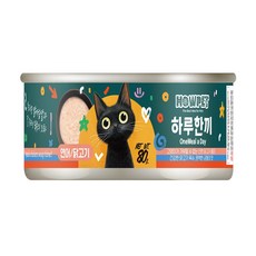 하우펫 하루한끼 가수분해 고양이캔 연어와 치킨 수프 x24개, 24개, 80g, 연어와치킨